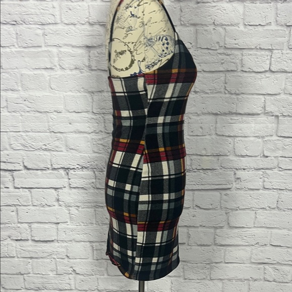 Plaid Spaghetti Strap Dress - Picture 6 of 6